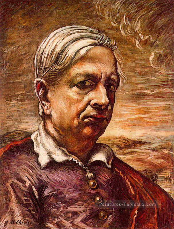 Autoportrait 1 Giorgio de Chirico surréalisme métaphysique Peintures à l'huile